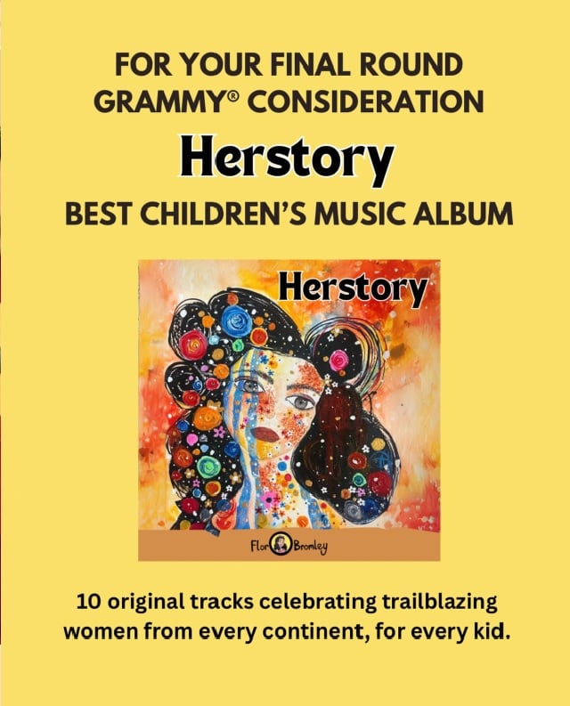 Herstory, álbum musical de Flor Bromley, fue producido por Lucy Kalantari y tiene colaboraciones de Tony Succar, Alphabet Rockers, Jabali Afrika, entre otros artistas internacionales.