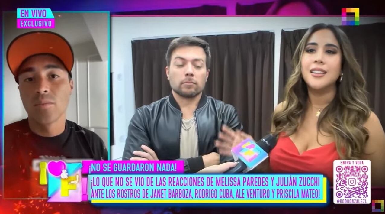 Melissa Paredes habla sobre su relación como padres con Rodrigo Cuba.