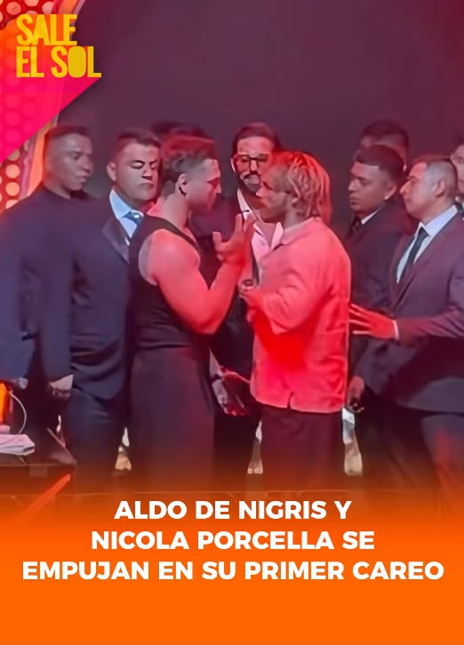 Nicola Porcella y Aldo De Nigris protagonizan tenso momento en su primer careo.