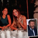Antonella y Victoria roban miradas en la fiesta mundialista