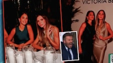 Antonella y Victoria roban miradas en la fiesta mundialista