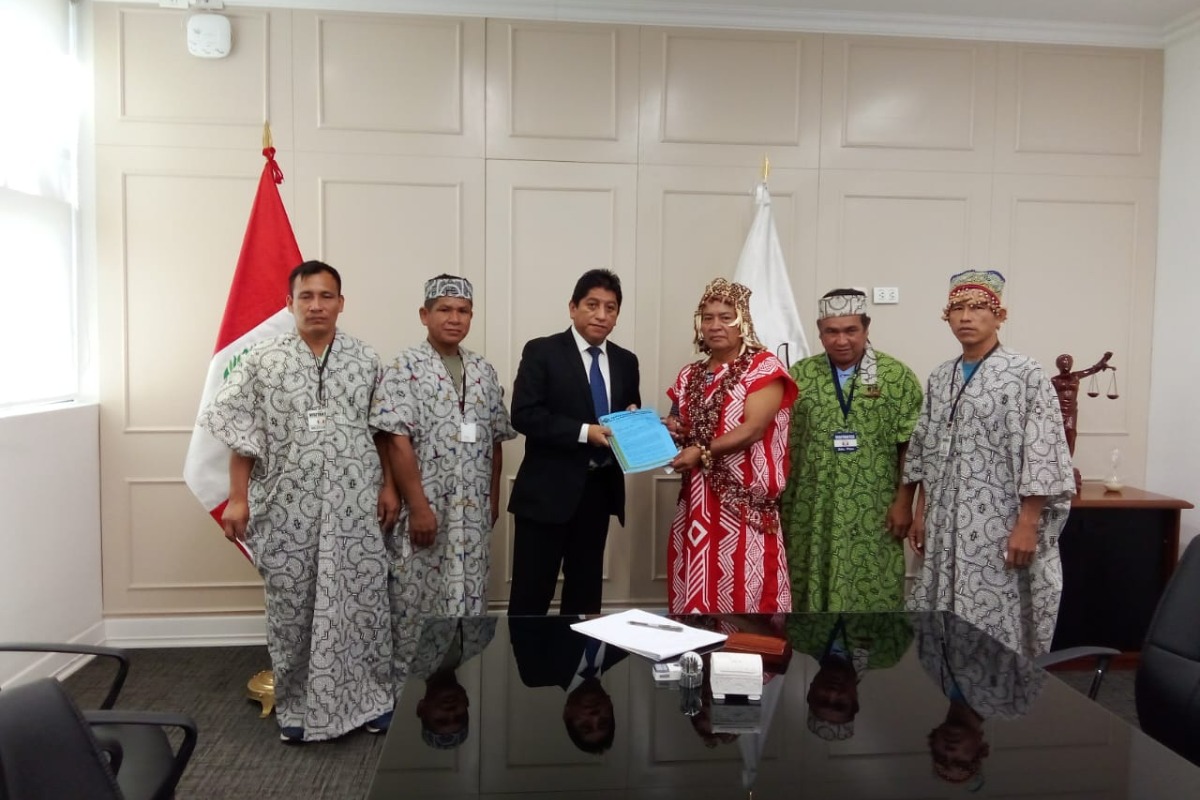 Fueron recibidos por el Defensor del Pueblo, Josué Gutiérrez