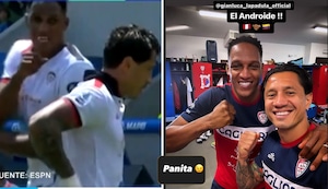 Yerry Mina y Gianluca Lapadula finalizan discusión con amistosos mensajes en redes sociales