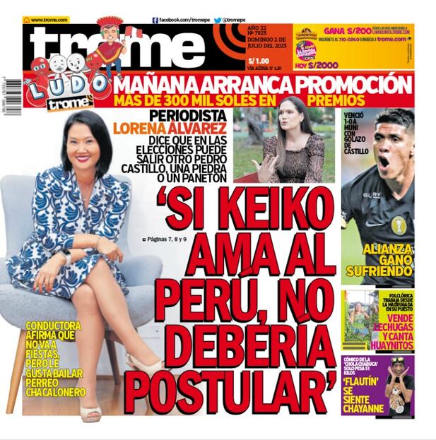 PORTADA TROME 2/07/2023