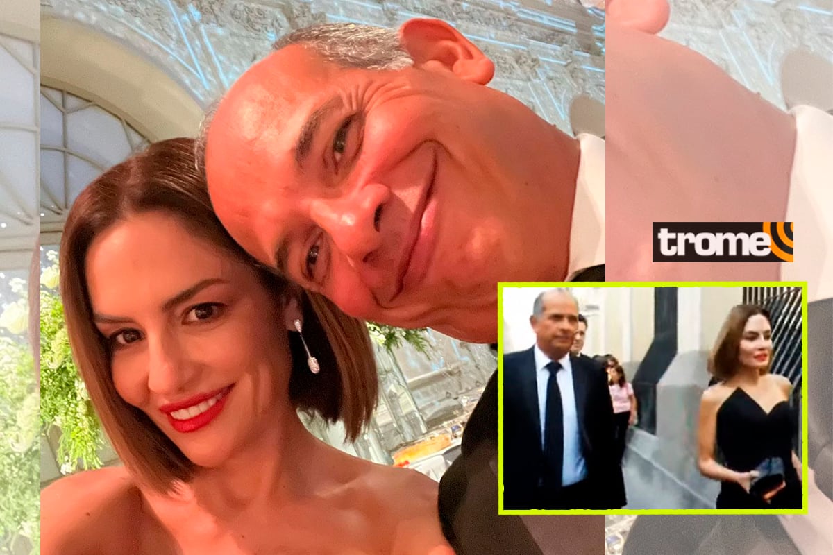 Periodista Mávila Huertas y su pareja, el exministro de Eduación Luis Castilla. (Captura: Magaly TV, La Firme)