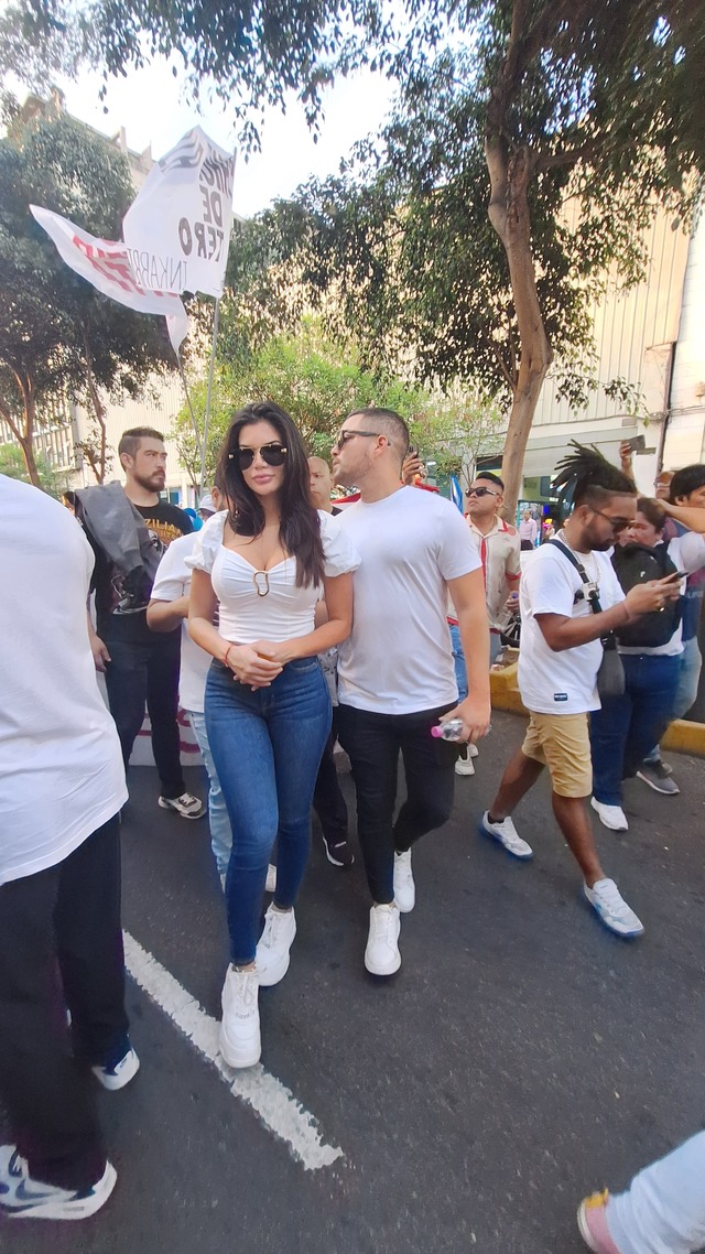 Samantha Batallanos y Álvaro Rod. (Foto: Kelvin García)