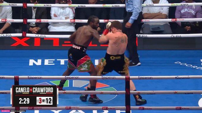 Canelo Álvarez y Terence Crawford demuestran su calidad. (Captura Netflix)
