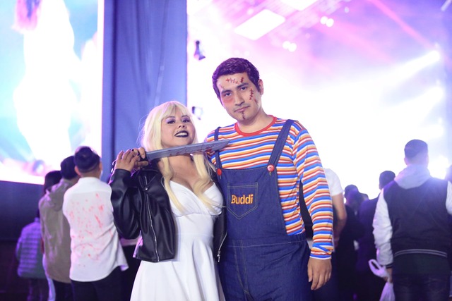 Así se vivió el evento Hallocumbia, dónde se presentó Armonía 10, Corazón Serrano, Leslie Shaw y más. Foto: César Bueno @photo.gec