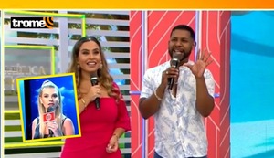 Giselo ‘trolea’ a Brunella por EN VIVO y la saca del aire: “Ordena tus ideas y continuamos”