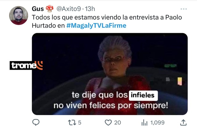 Paolo Hurtando en entrevista con Magaly Medina sobre Jossmery Toledo