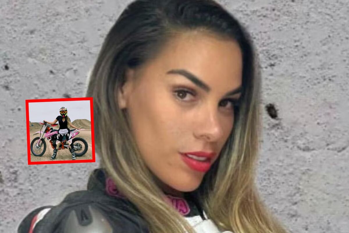 Aída Martínez rifa su moto