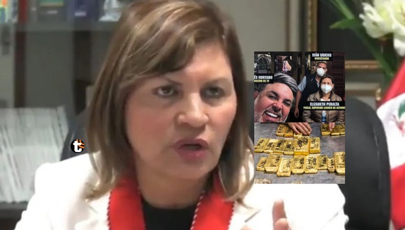 Caso Chibolín: Apartan a fiscal Elizabeth Peralta por presuntamente devolver cargamento de oro incautado. Video: Canal N.