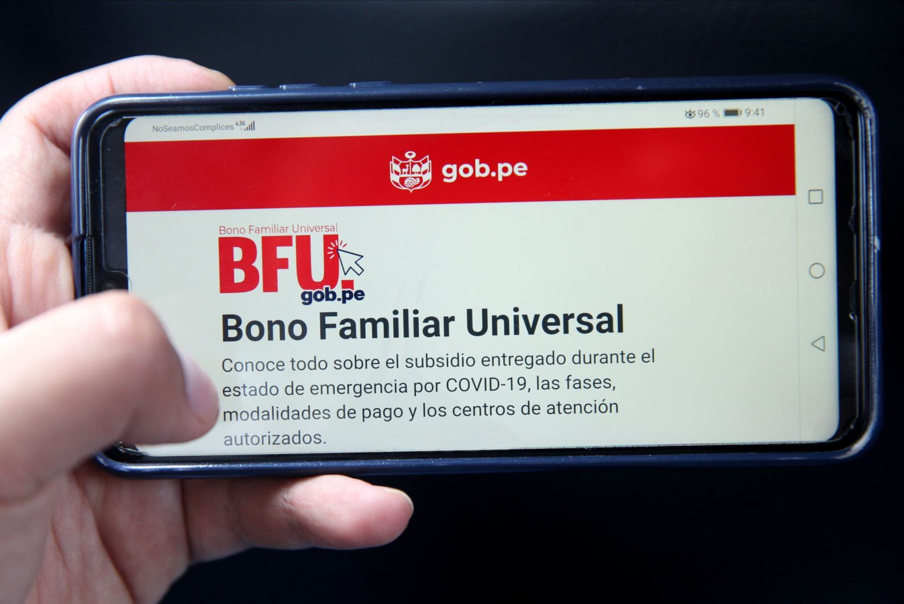 El Bono Familiar Universal (BFU) será entregado a más de 8.2 millones de familias a lo largo de todo el Perú (Foto: MIDIS)