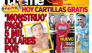 ‘MONSTRUO’ PAGO 5 MIL DÓLARES POR CRIMEN DE POLICÍA