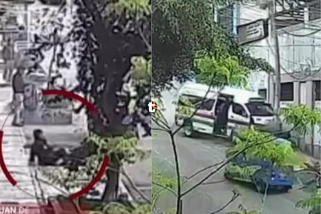 ¡Choque de terror en SJM! Combi llena impacta violentamente contra poste y pasajeros salen volando [VIDEO...