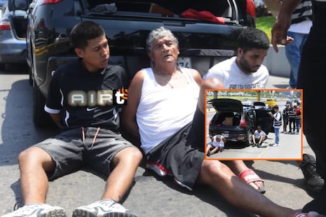 ¡Caen ‘Los Malditos del Cono’! Tres delincuentes son capturados en la Vía Expresa con autos robados