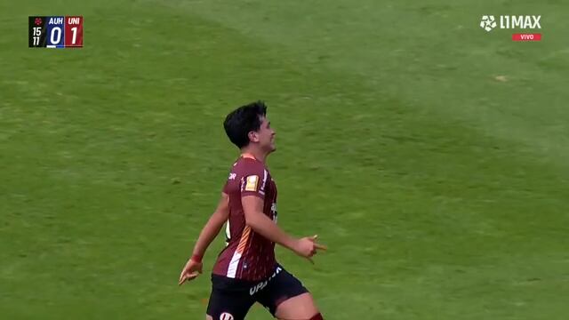 Los cremas anotaron a los 15 minutos de juego, tras preciso tiro de esquina ejecutado por Jairo Concha.