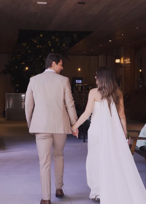 Carol Reali y André Bankoff hicieron una privada celebración luego de casarse.