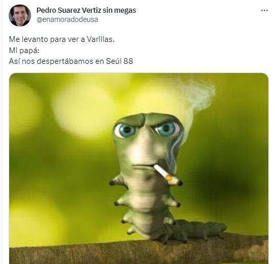 Memes del histórico encuentro entre Varillas y Djokovic. (Foto: Twitter).