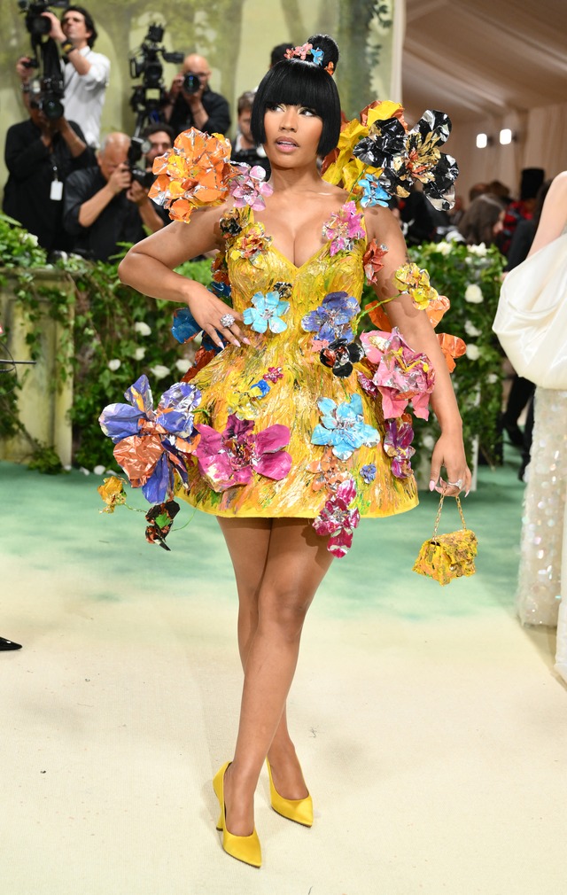 MET Gala 2024: Nicki Minaj en la alfombra roja (Foto: Angela Weiss / AFP)