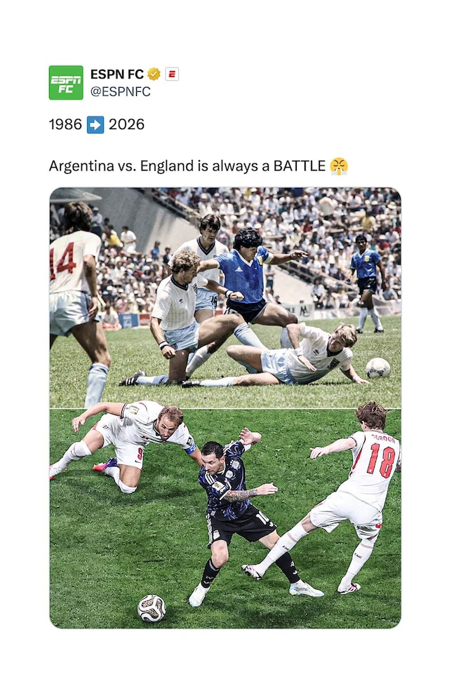 Memes de las remontada épica de Argentina a Inglaterra