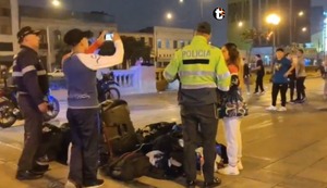 Serenos desalojan jóvenes danzantes del Paseo de los Héroes Navales y se genera polémica