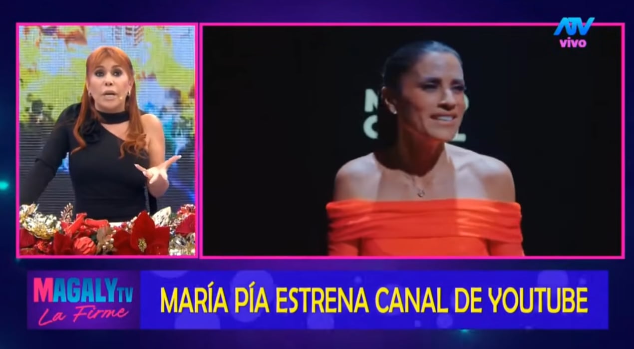 Magaly Medina sigue siendo amiga de María Pía pese a contrato de Paolo Guerrero en el nuevo canal de YouTube.