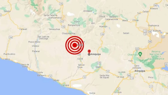 Este viernes se han registrado tres movimientos sísmicos en Arequipa, según IGP.