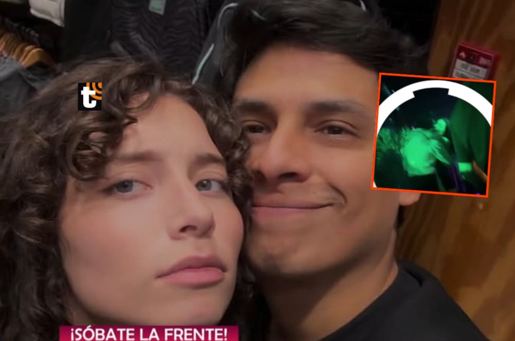 Novia de Curwen es captada bailando y al parecer besándose con otro sujeto en discoteca de Miraflores.