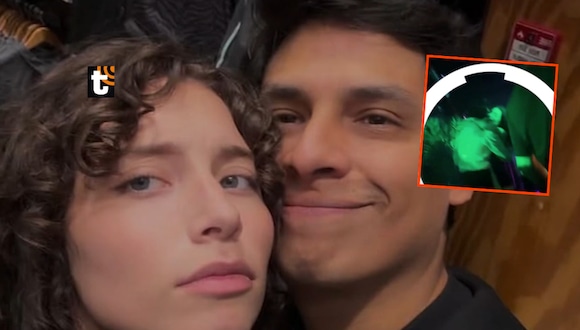 TROME - Carlita, novia de Curwen, es captada ¿'chapando’ con otro? Magaly se burla: “Más guapo que tú”
