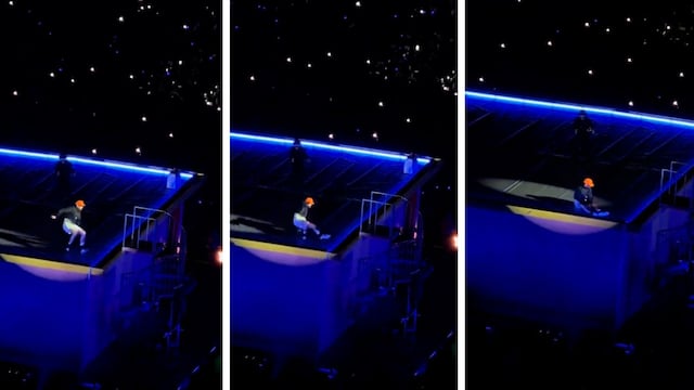 Bad Bunny sufre aparatosa caída durante su primer concierto en Ciudad de México