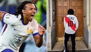 Jules Koundé posó con histórica camiseta de la selección peruana: “El Nene en París”