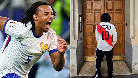 Jules Kounde se luce con histórica camiseta de la selección peruana: “El Nene en París”