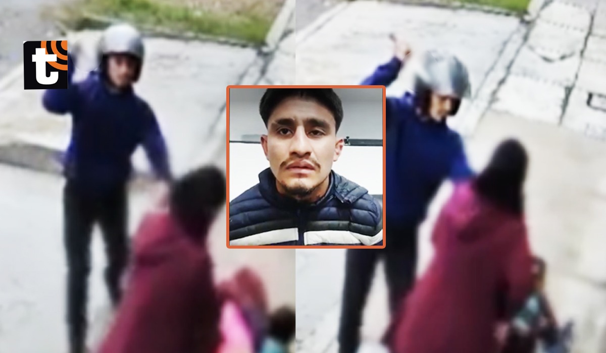 Juan Carlos Licera Lozano, de 27 años, es el delincuente que le robó el teléfono a la madre de familia.