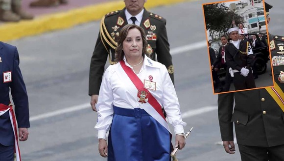 TROME | Dina Boluarte reponde a gritos en Desfile Militar (Twitter)