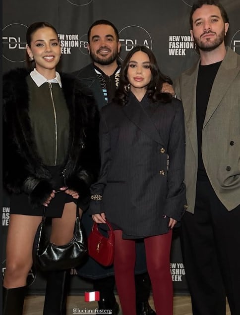 Luciana Fuster, Yirko Sivirich, Daniela Núñez y Renzo Cipolla. (Instagram)