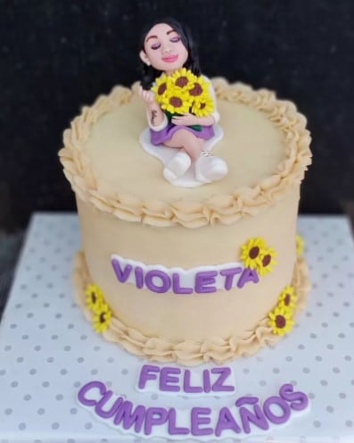 Así fue el último post de la influencer colombiana (Foto: Violeta Marujoz / Instagram)