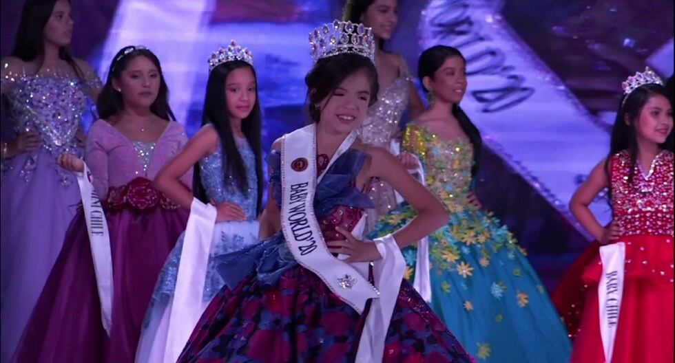 Loraine, niña peruana, ganó la corona del 'Baby World' realizado en República Dominicana. Es la 'Miss Chiquita'. (Trome)