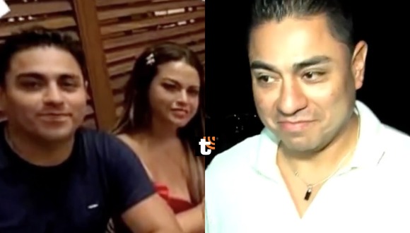 Supuesta pareja de Flor Polo evita responder a la prensa