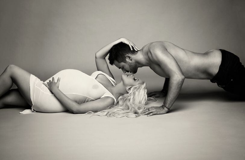 Su novio, Matthew Rutler, también apareción en sesión de fotos. (V Magazine)