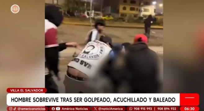 Estibador lucha por su vida luego de recibir violento ataque por parte de barristas y hasta balazo.