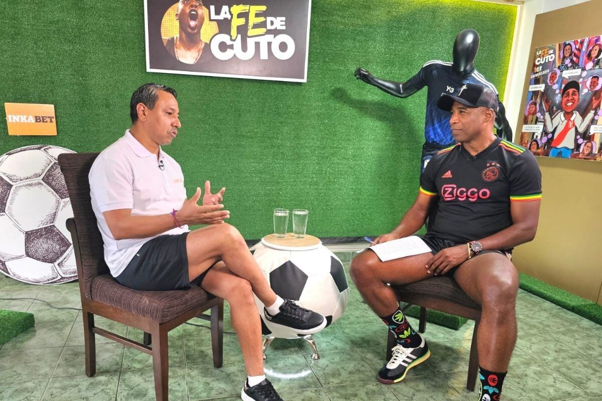 Cuto Guadalupe en una charla amena con el 'Maestrito' (Foto: GEC)