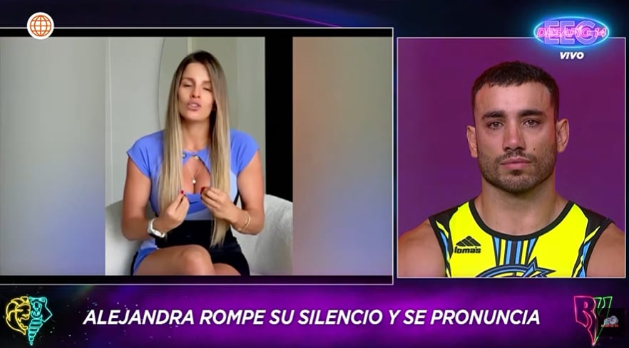 Said Palao escucha pronunciamiento de Ale Baigorria tras ampay