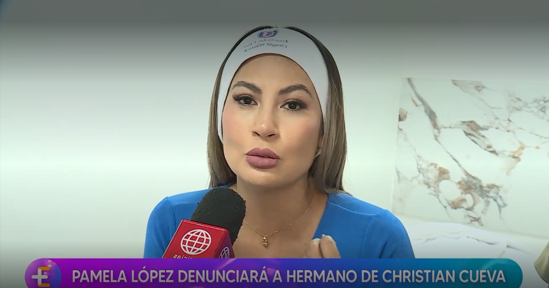 Trujillana arremete en contra de hermano de Cueva. (Foto: América TV)