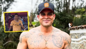 Domínguez presume su ‘cuerpazo’, pero recibe ola de comentarios sobre Cueva: “Él con su panzota fue más, te atrasó”