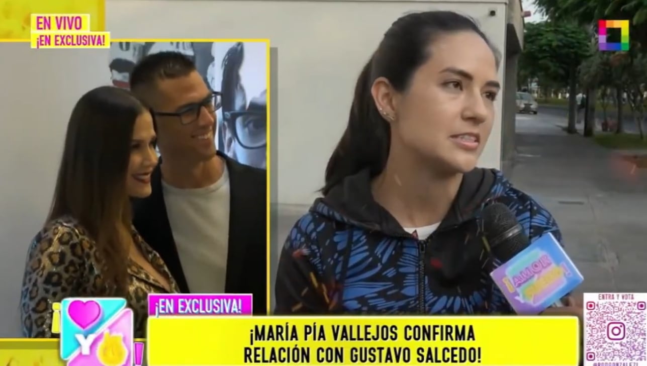 María Pía Vallejos toma con calma el hecho de que Gustava Salcedo se haya quedado a dormir en la misma casa con Maju Mantilla.