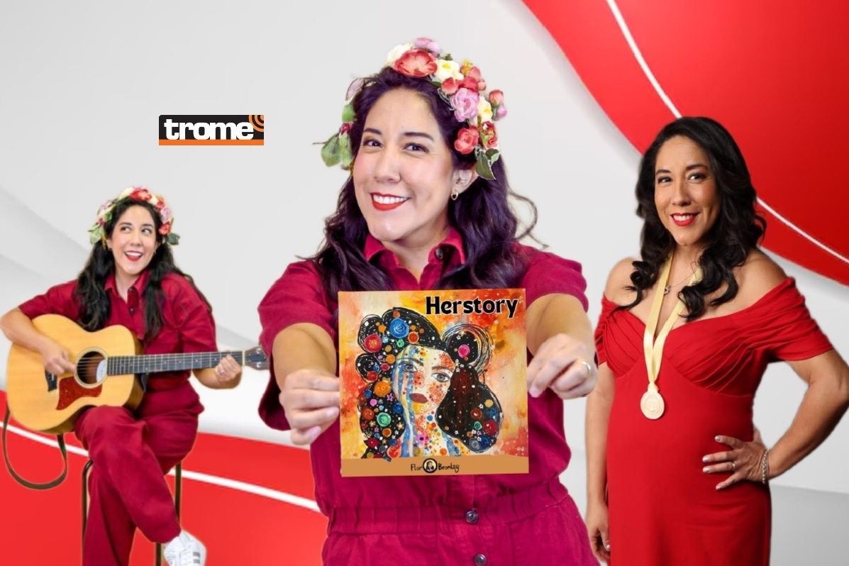 “Mi propósito siempre ha sido educar a través de la música", sostiene Flor Bromley, peruana nominada a los Premios Grammy 2026 por su álbum Herstory. (Compos. foto: Isabel Medina / Trome).