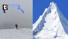 ¡Tragedia en el nevado Alpamayo! Encuentran cadáver de turista francés tras horas de búsqueda: desapareció luego de lanzarse en parapente