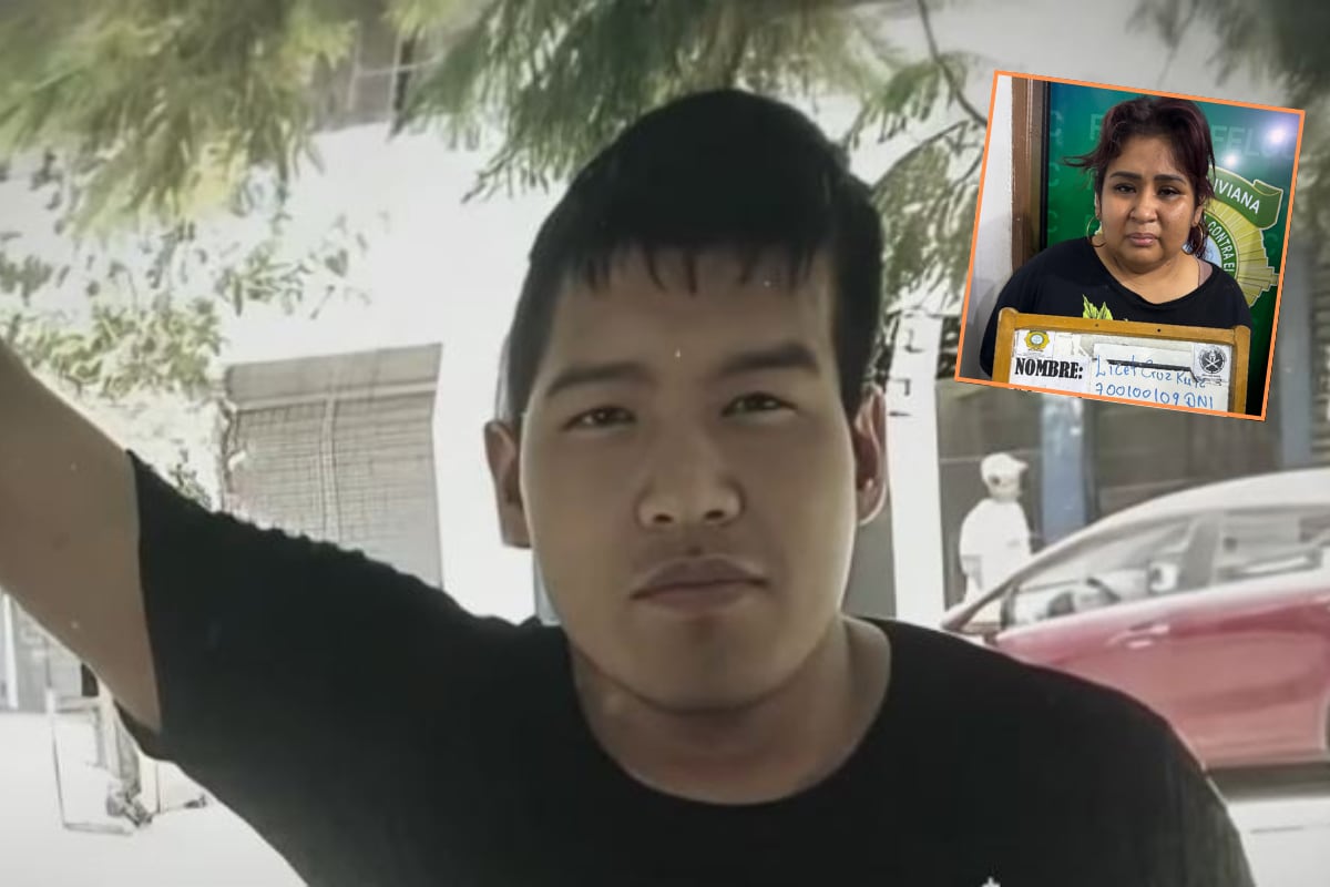 Lizeth Cruz Ruiz, pareja del Monstruo, fue detenida en Bolivia. ( Ministerio del Interior)