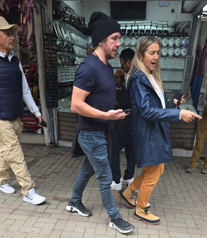 Carles Puyol recorrió Machu Picchu. (Foto: Juan Sequeiros / @gec)